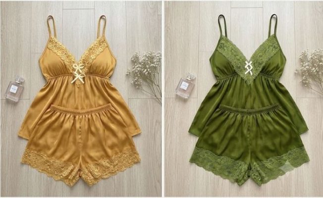Bộ đồ ngủ 2 dây đẹp sexy gợi cảm