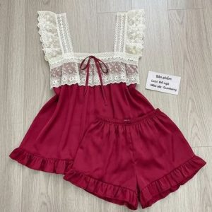 Bộ đồ ngủ 2 dây gợi cảm