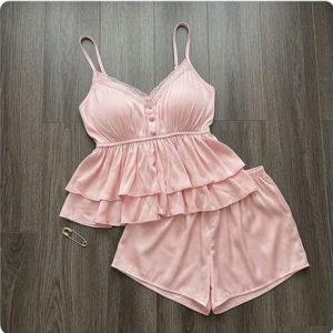 Bộ ngủ pijama lụa Latin