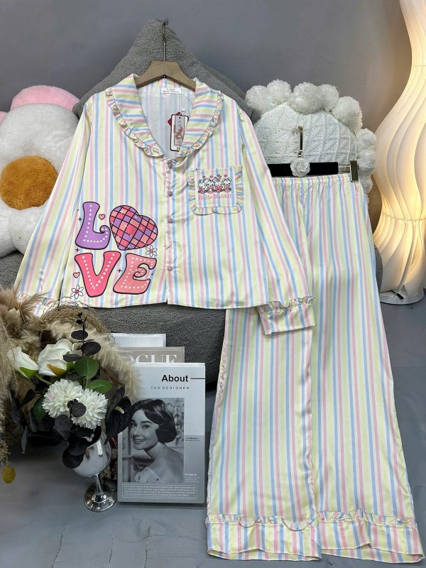 Pijama nữ tay ngắn quần dài