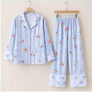 Bộ Đồ Ngủ 2 Dây Quần Dài