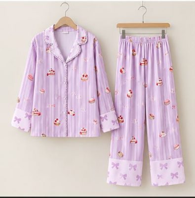 Bộ Đồ Ngủ 2 Dây Quần Dài