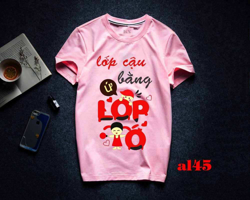 các mẫu áo lớp tự thiết kế