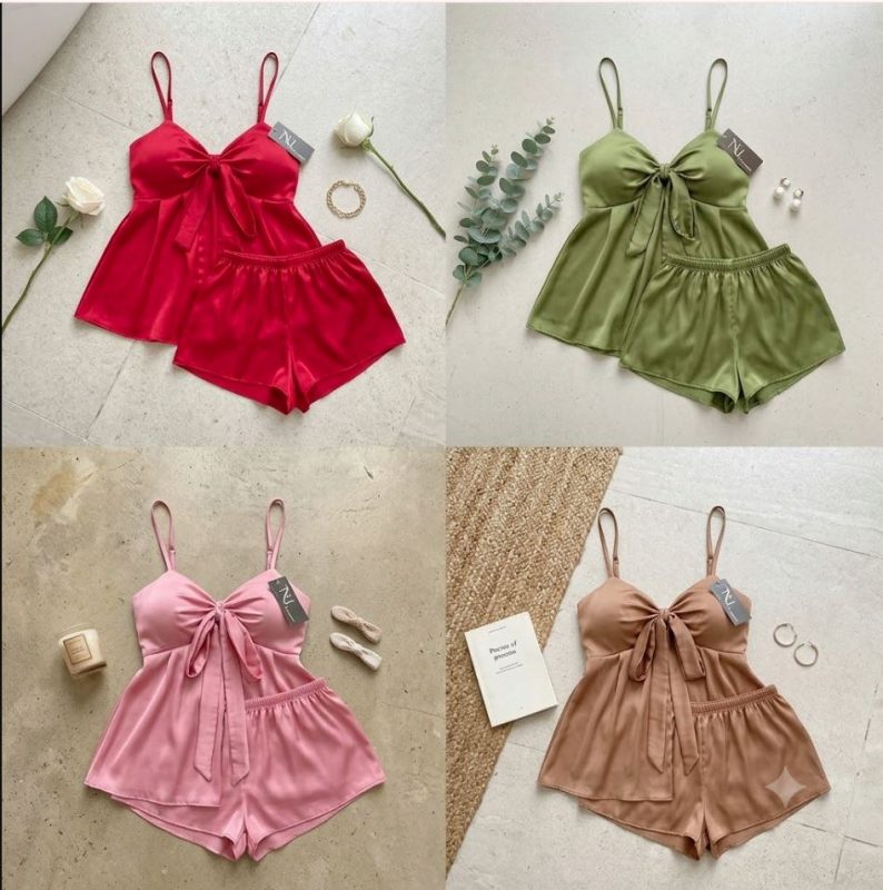 Bộ đồ ngủ 2 dây cao cấp