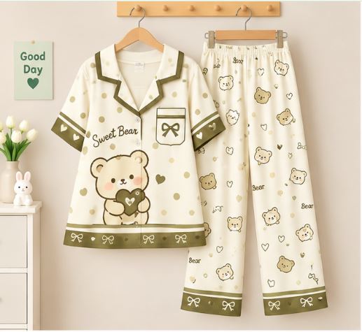 những kiểu đồ bộ may dễ thương