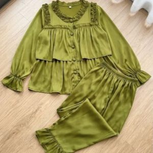 Kiểu đồ bộ vải lụa