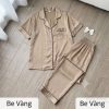 Set đồ bộ lụa pijama mặc nhà giá sỉ