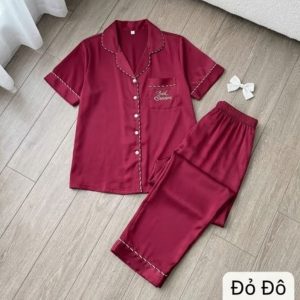 Set đồ bộ lụa pijama mặc nhà giá sỉ