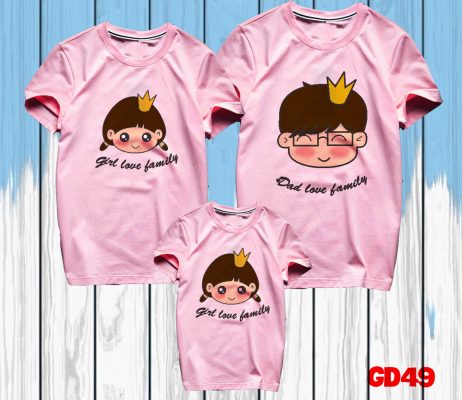 mẫu in áo gia đình
