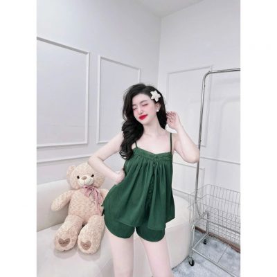 đồ bộ pijama lụa nữ
