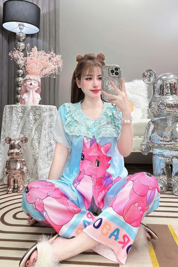 bộ đồ ngủ nữ lụa