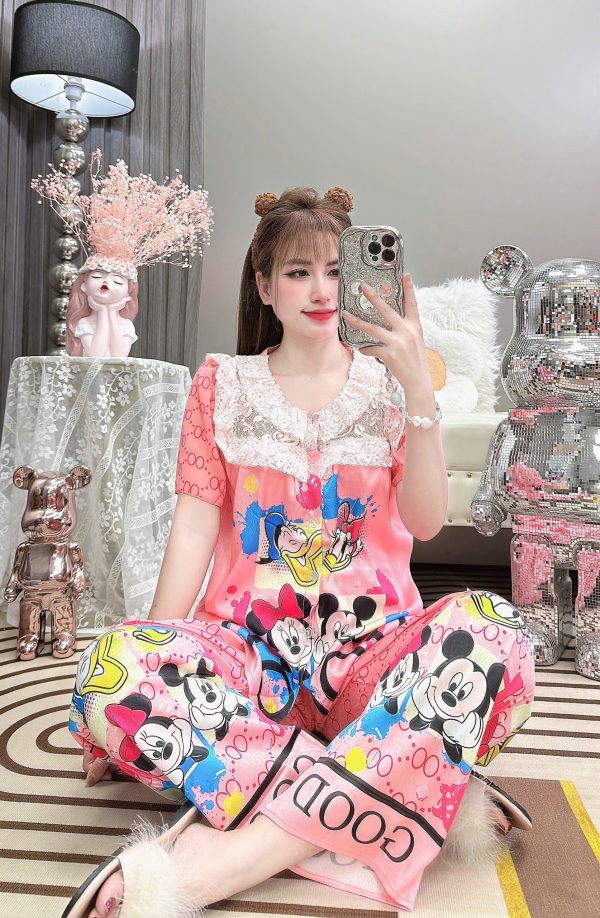 bộ đồ ngủ nữ lụa