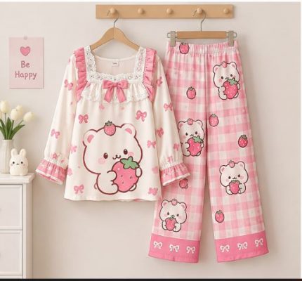 bộ pijama nữ dài tay