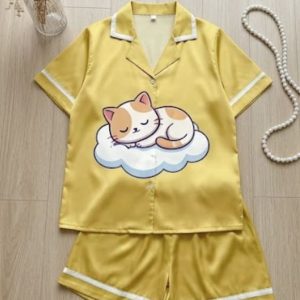 đồ bộ nữ mặc nhà vải lụa