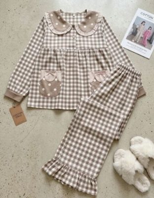 bộ ngủ pijama nữ dài tay