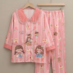 bộ ngủ pijama nữ dài tay