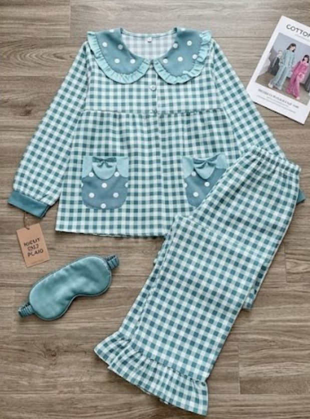bộ ngủ pijama nữ dài tay