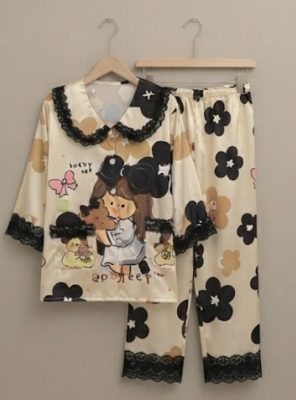 bộ ngủ pijama nữ dài tay