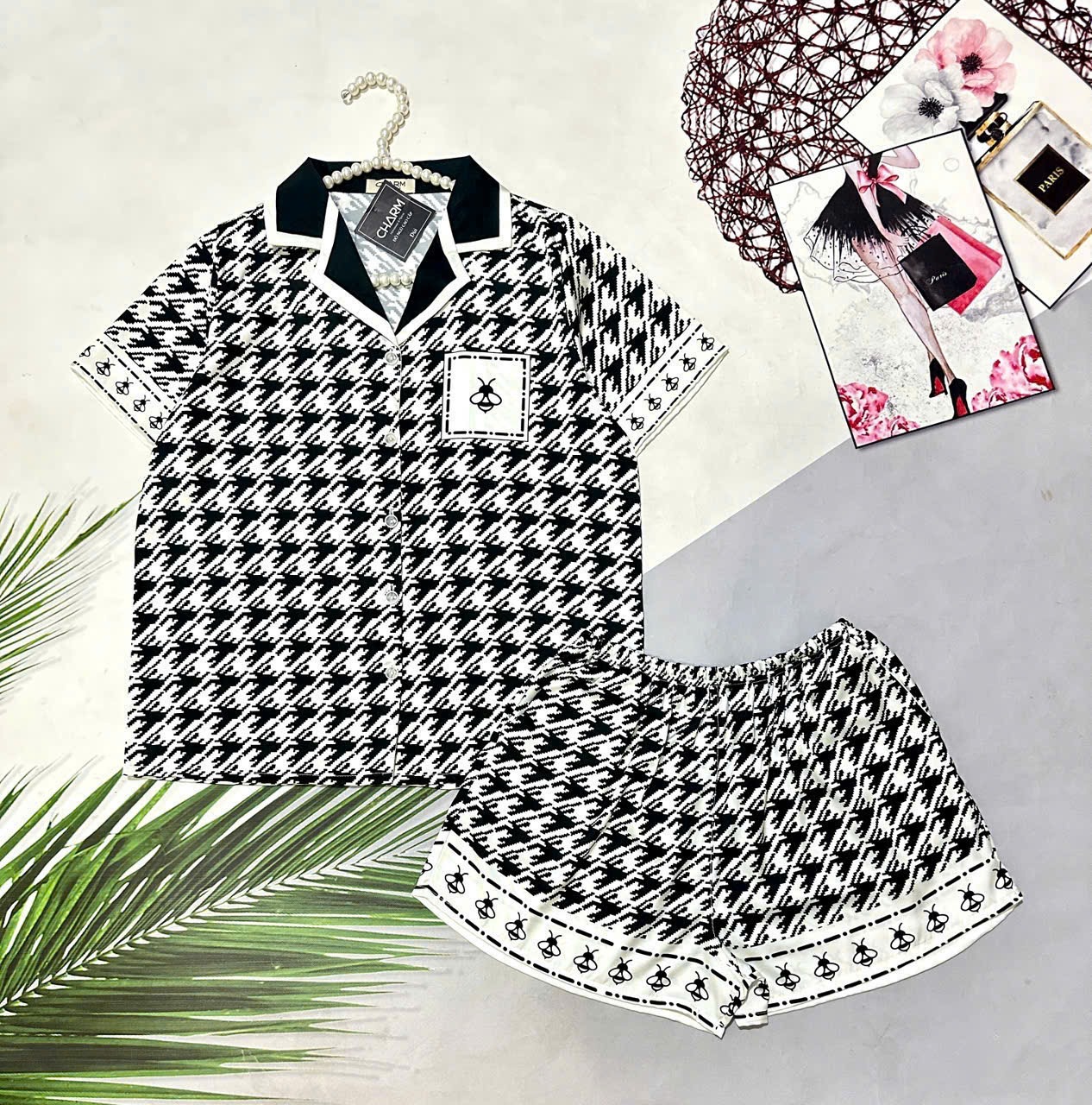 pijama nữ tay ngắn