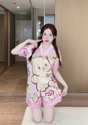 bộ đồ ngủ nữ tay ngắn