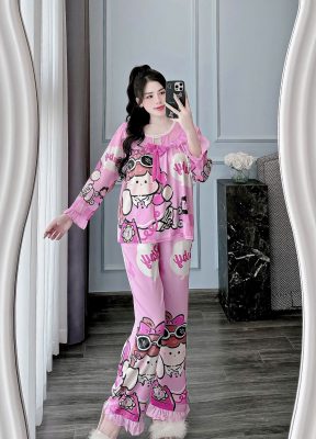 bộ ngủ pijama nữ dài tay