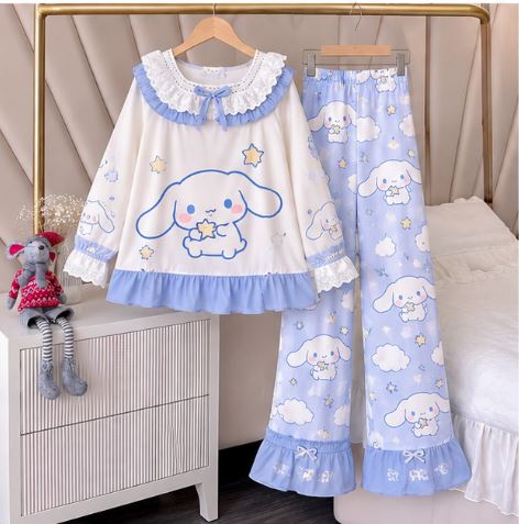 Đồ bộ pijama nữ dài tay