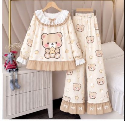đồ pijama nữ tay dài