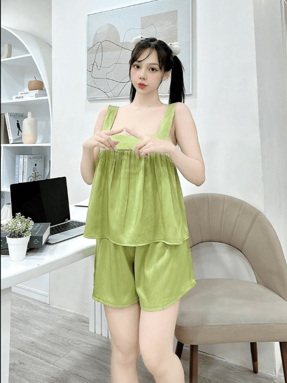 bộ đồ ngủ nữ tay ngắn