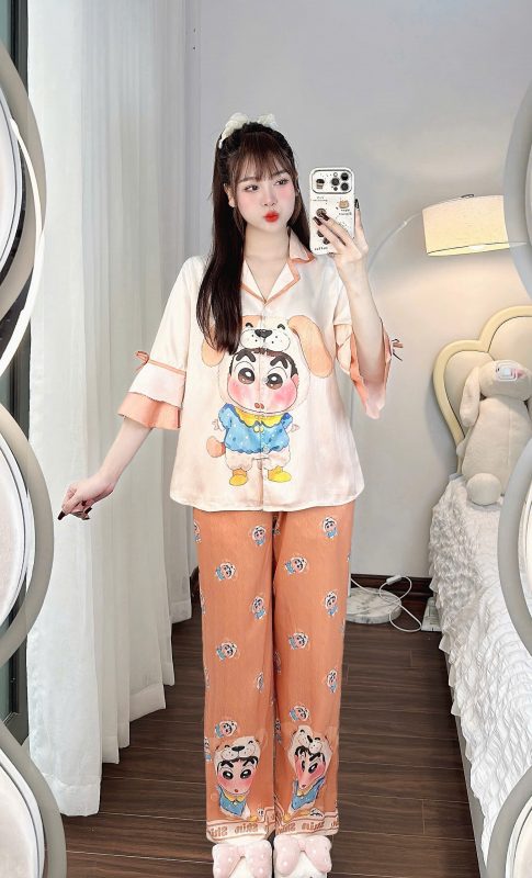 đồ pijama nữ tay dài