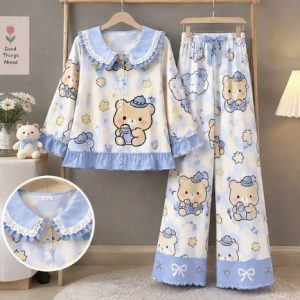 đồ bộ nữ tay dài pijama