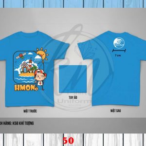 áo lớp màu xanh da trời