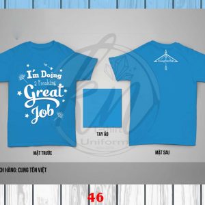 áo lớp màu xanh than