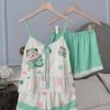 bộ đồ ngủ pijama nữ 2 dây