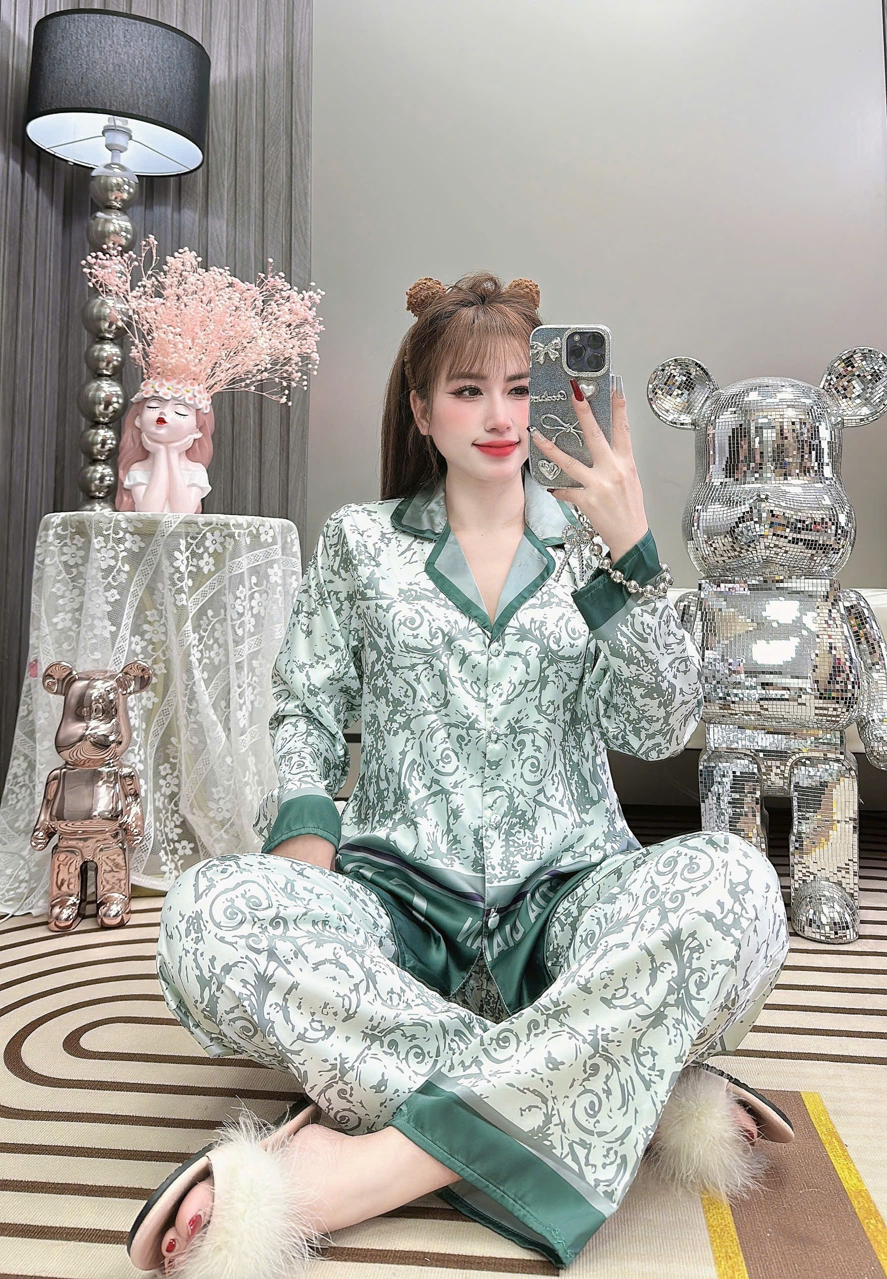 pijama nữ tay dài