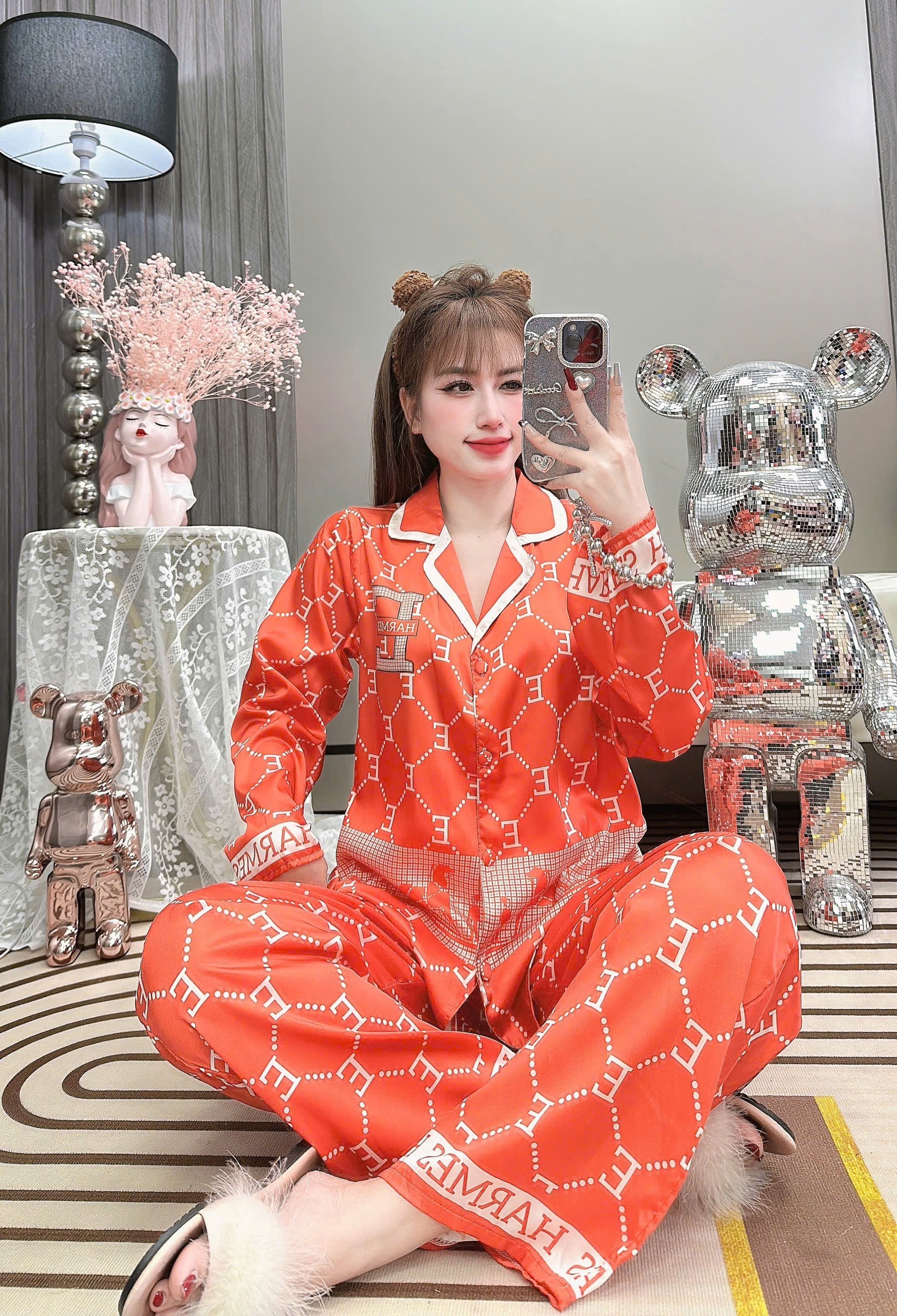 bộ pijama dài tay cho nữ