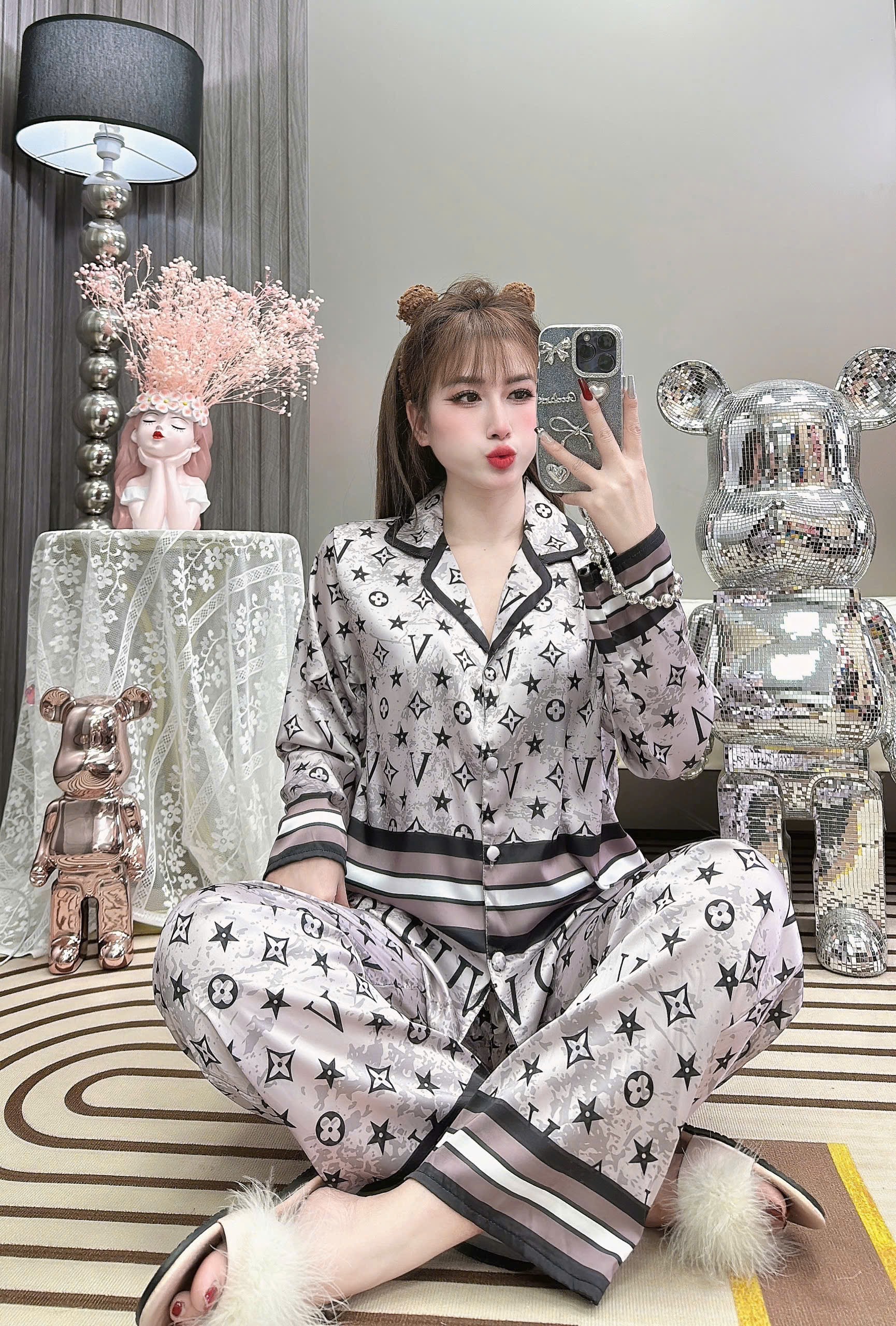 bộ pijama dài tay cho nữ