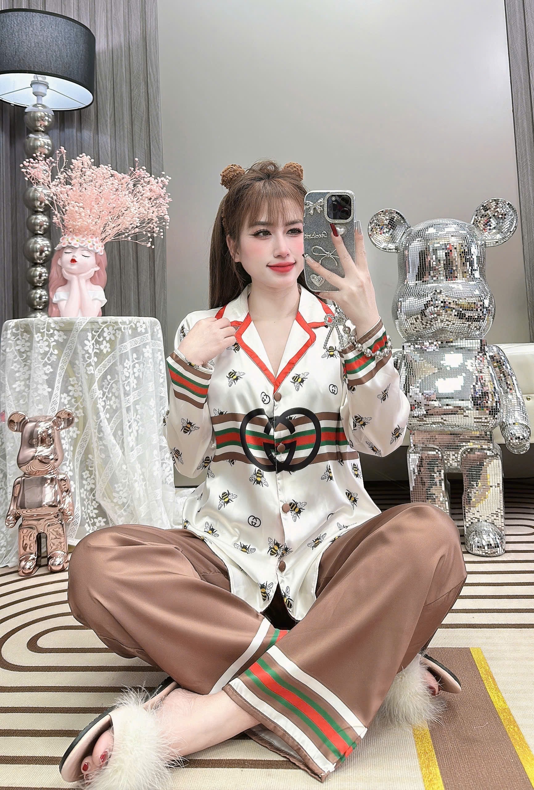 bộ pijama dài tay cho nữ