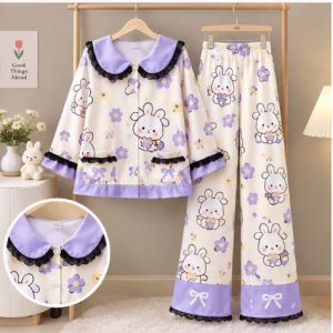 xưởng may pijama lụa latin