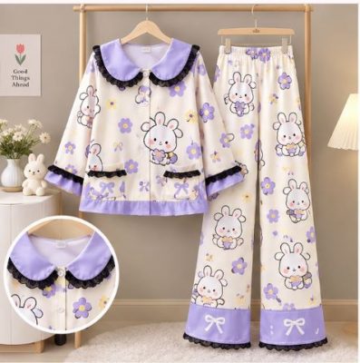 xưởng may pijama lụa latin