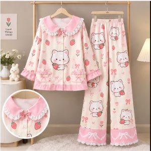 đồ bộ nữ tay dài pijama