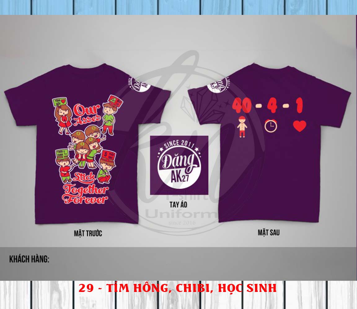 mẫu áo lớp cực chất