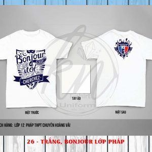 mẫu áo lớp đơn giản