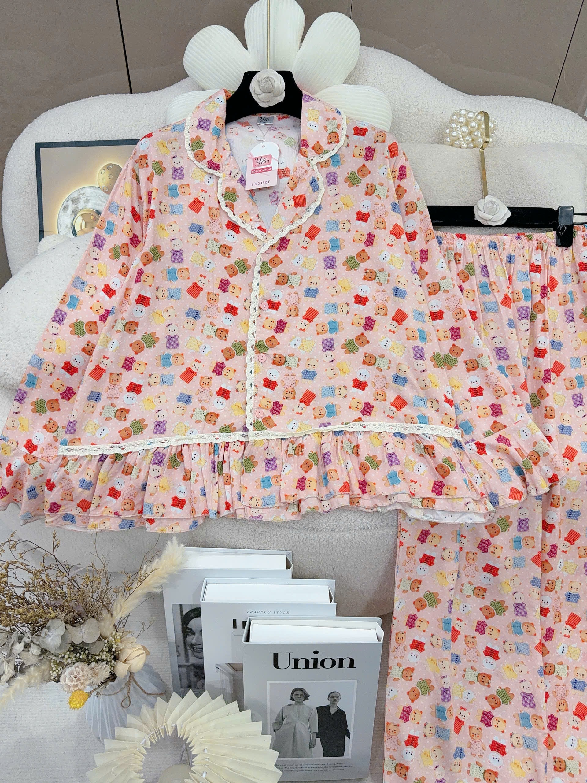 pijama nữ tay dài