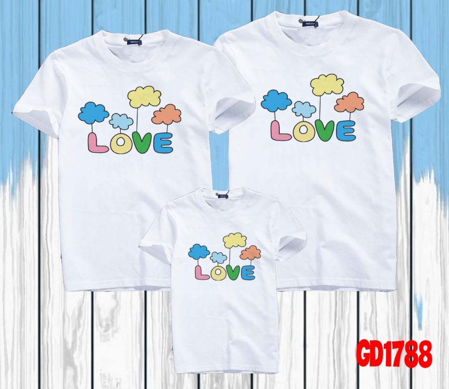 set áo cho cả gia đình