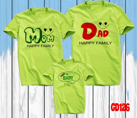 áo gia đình 4 người du lịch