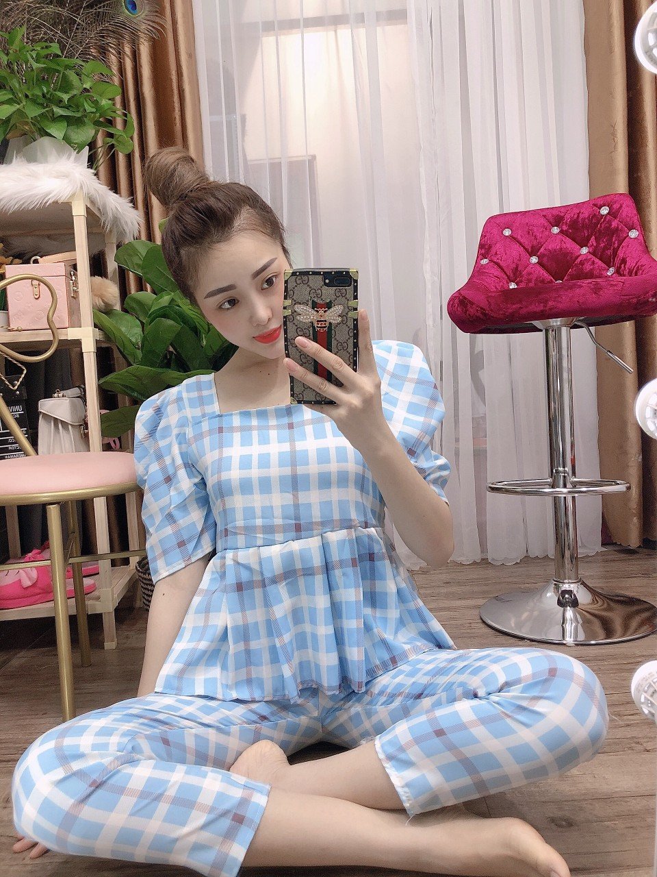 bộ đồ nữ mặc nhà mùa hè