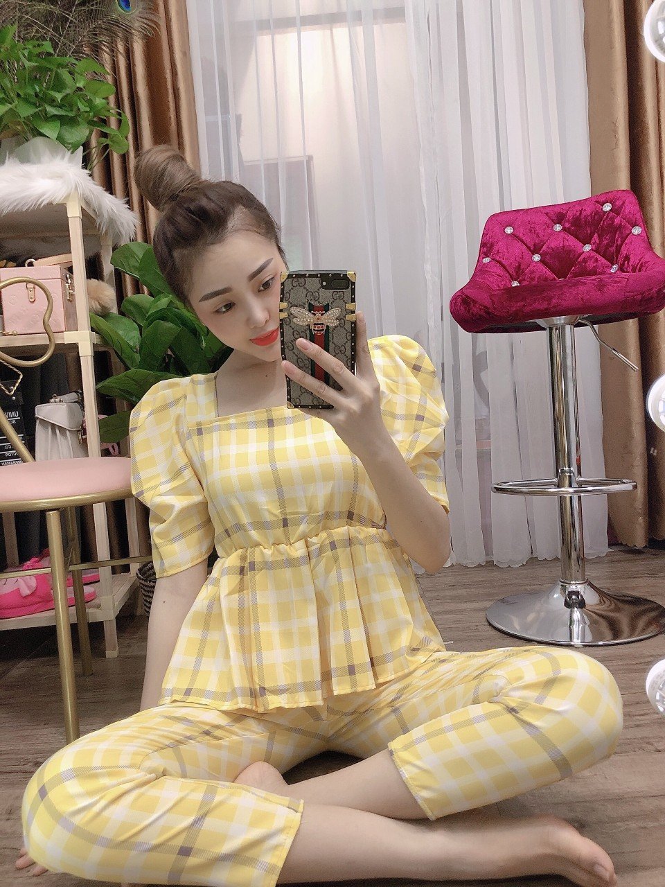 bộ đồ nữ mặc nhà mùa hè