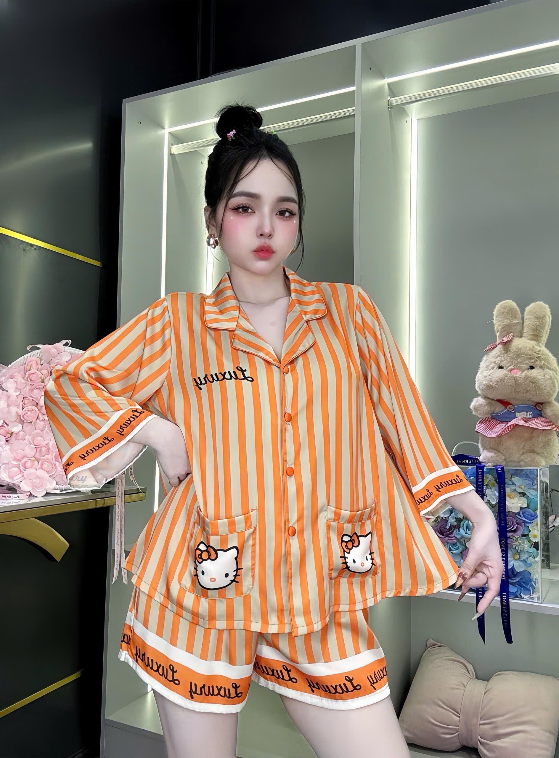 Bộ Đồ Ngủ Pijama Nữ