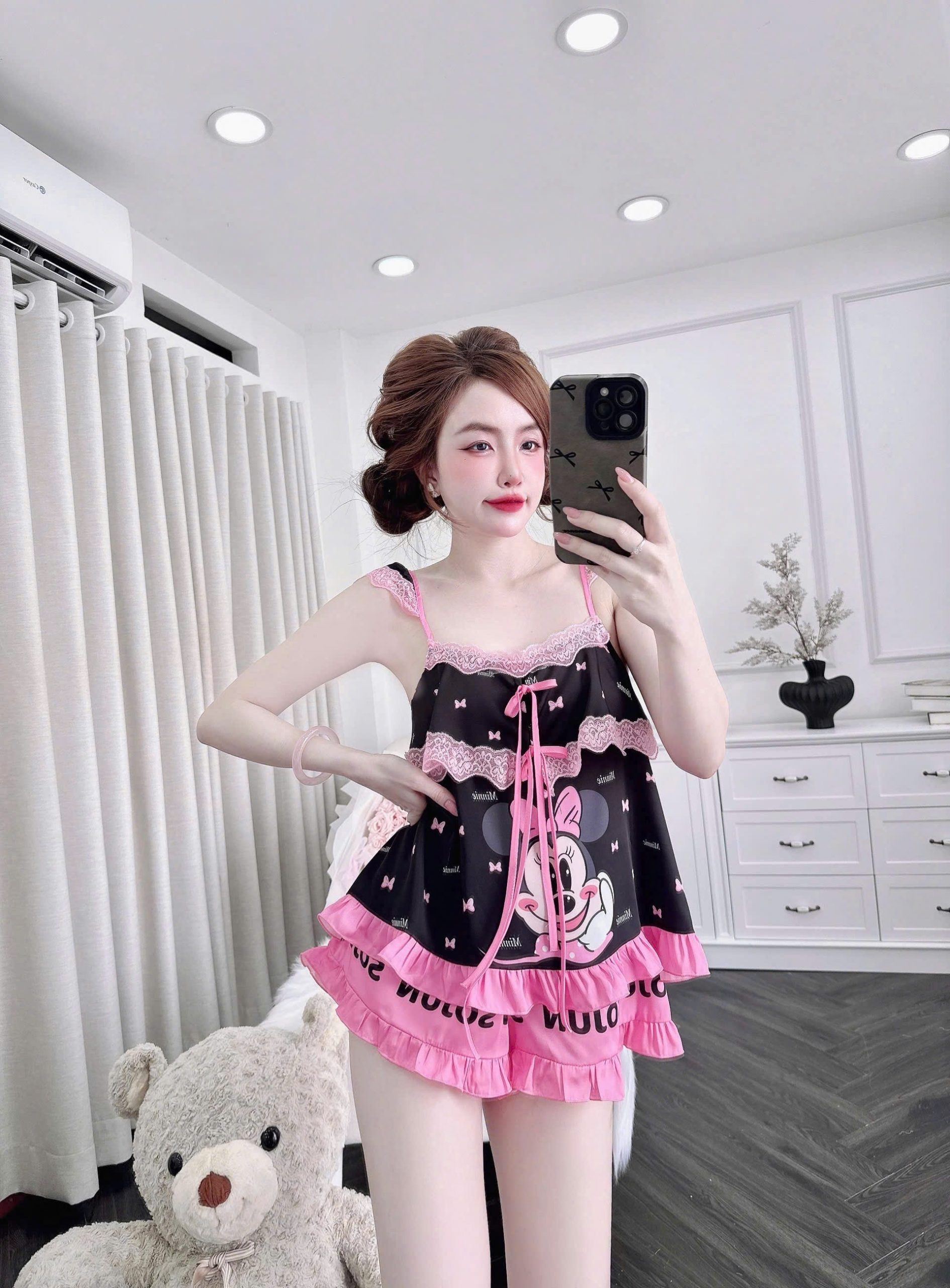 đồ ngủ 2 dây cute