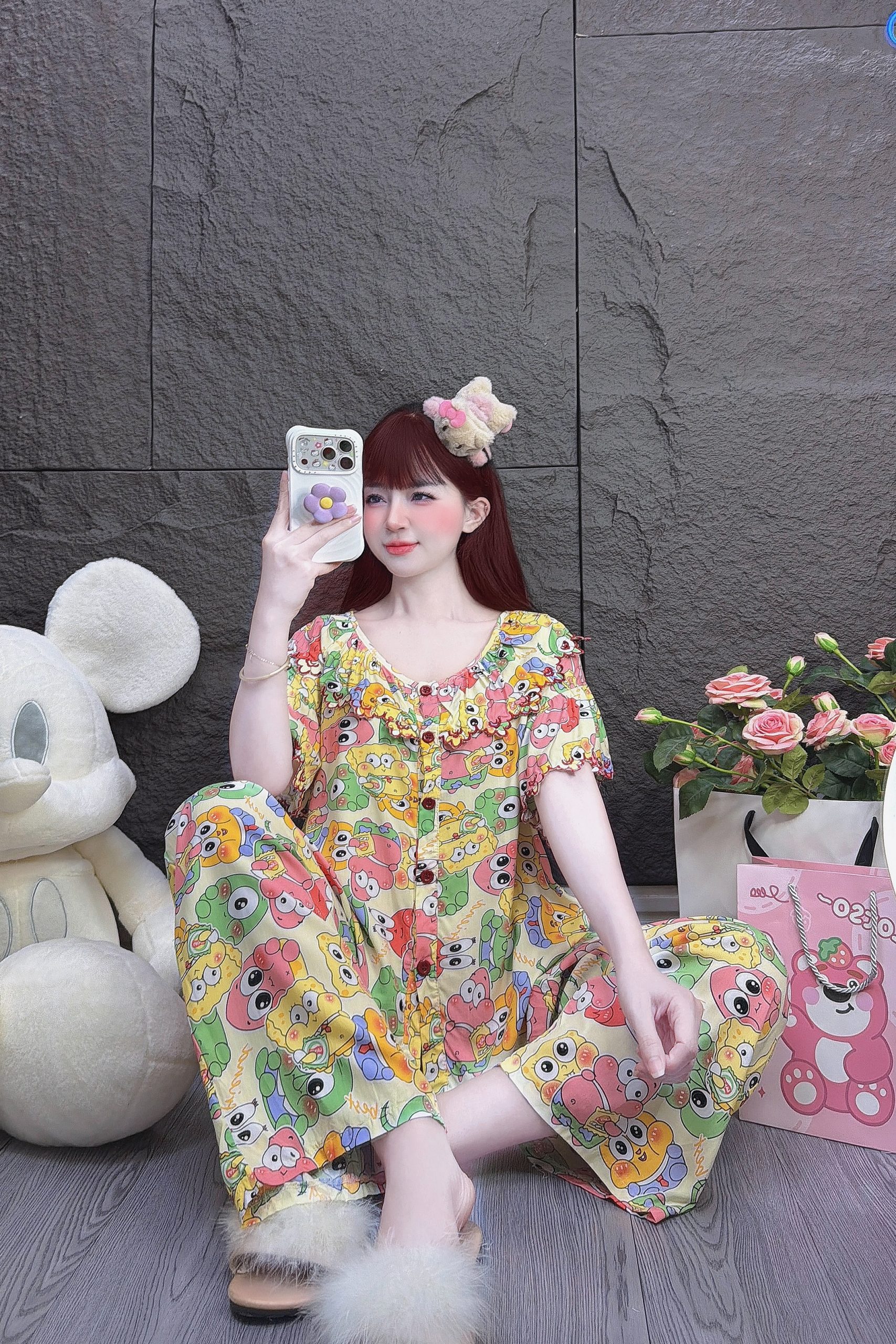 đồ ngủ pijama ngắn cute